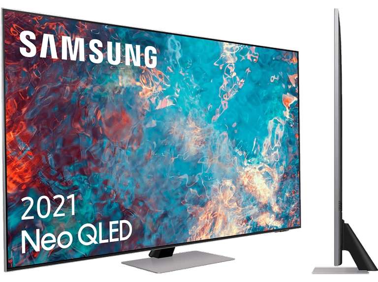 TV QLED 65" - Samsung QE65QN85AATXXC, Neo QLED 4K con IA, Smart TV, HDR10+, Tizen, Plata