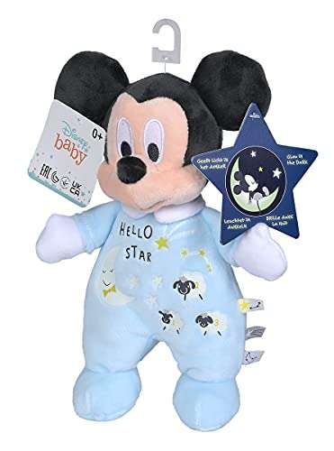 Apto para Niños y Niñas de todas las Edades Peluche Disney Minnie Mouse 25 cm 100% Original Material Suave y Agradable Simba Toys 
