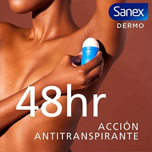 18 unidades Sanex Dermo Extra Control Desodorante Roll-On, 3X Pack 6 Uds x 50 ml( 1,16 unidad)