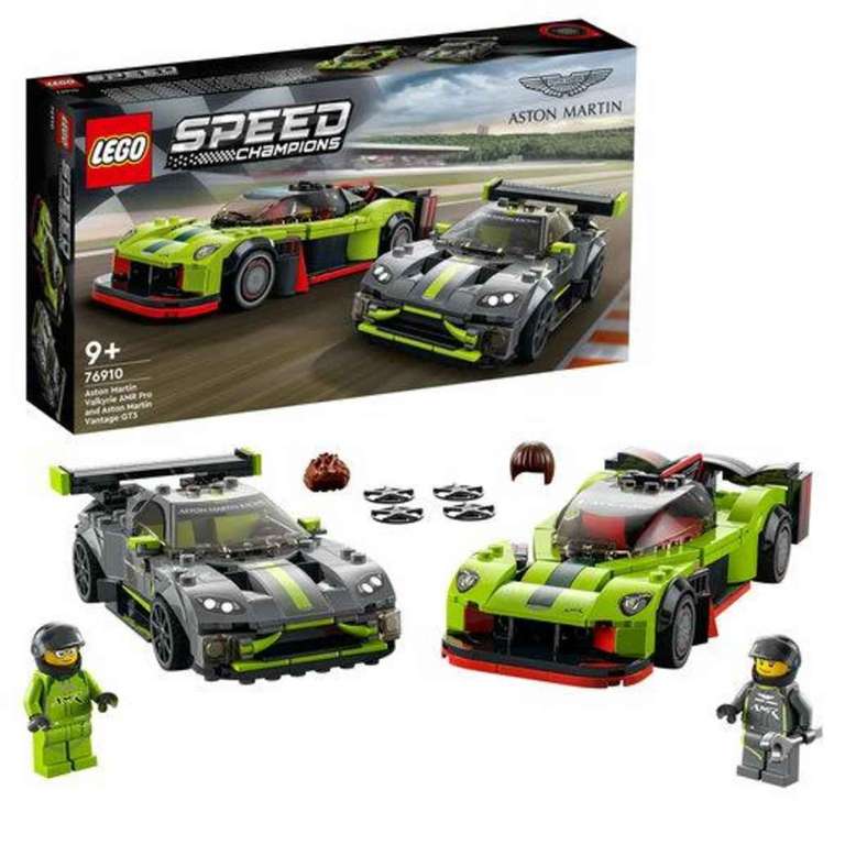 LEGO Speed Champions 76910 Aston Martin Valkyrie AMR Pro y Aston Martin Vantage GT3