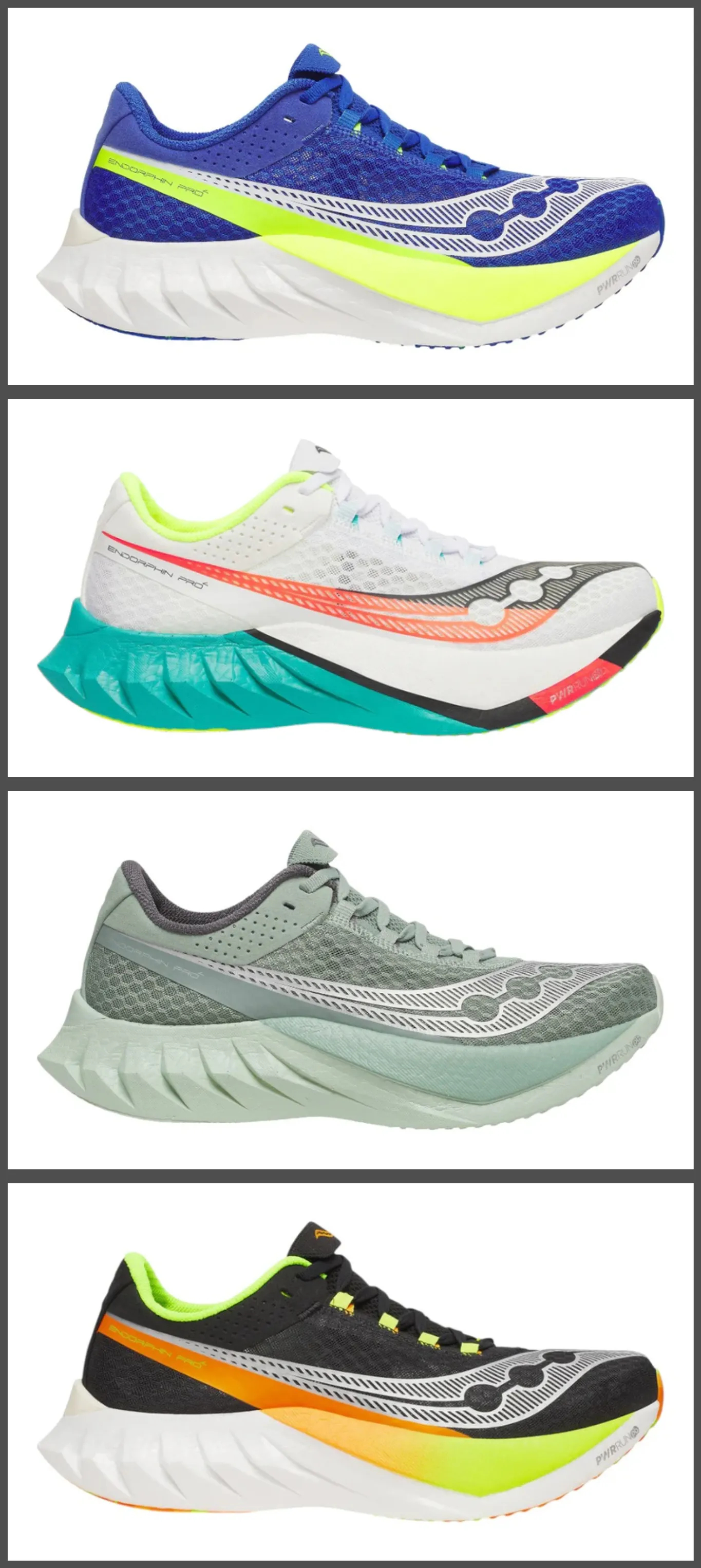 Zapatillas Saucony Endorphin Pro 4 para Hombre con placa de carbono