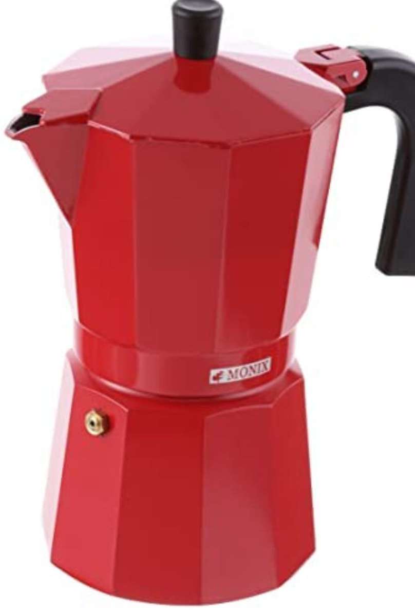 Monix M281709 M281709-Cafetera Italiana, 9 Tazas, Color Fresa, Aluminio, 11  cm » Chollometro