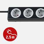 Brennenstuhl Super-Solid regleta enchufes con 8 tomas y protección sobretensiones hasta 13.500 A (cable de 2,5 m, anti picos tensión