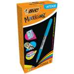 BIC 950468 marcado marcador permanente – intensos colores surtidos (Pack de 12)