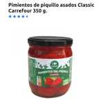 3 x Pimientos de piquillo extra asados y enteros Carrefour 350g (Carrefour pamplona)
