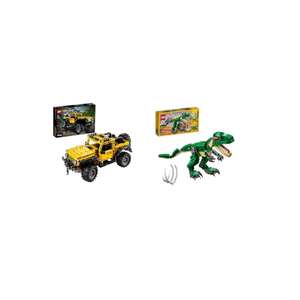Pack 2 unidades (LEGO Technic 42122 Jeep Wrangler + LEGO 31058 Creator Grandes Dinosaurios)
