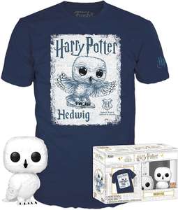 Funko Pop! & Tee: Harry Potter - Hedwig - Camiseta Mediana y Figura de Vinilo para Adultos