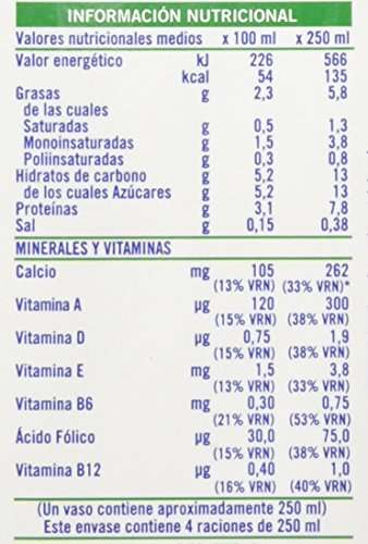 PULEVA OMEGA 3 Proessentia sin Lactosa slim, 6 unidades de 1 Litro