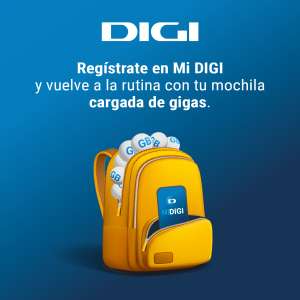 50GB GRATIS para clientes móvil contrato Digi por registrarse en Mi Digi