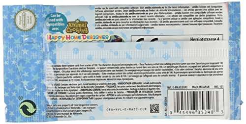 Nintendo - Pack De 3 Tarjetas Amiibo Animal Crossing HHD, Serie 3