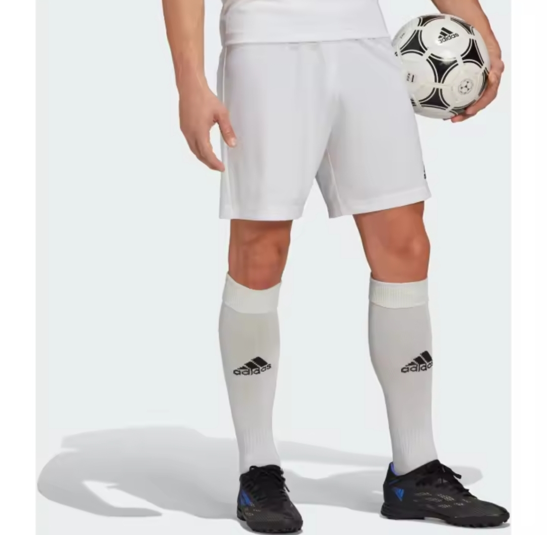 Adidas Pantalón Corto Deportivo, con secado rápido AeroReady, Blanco y Negro