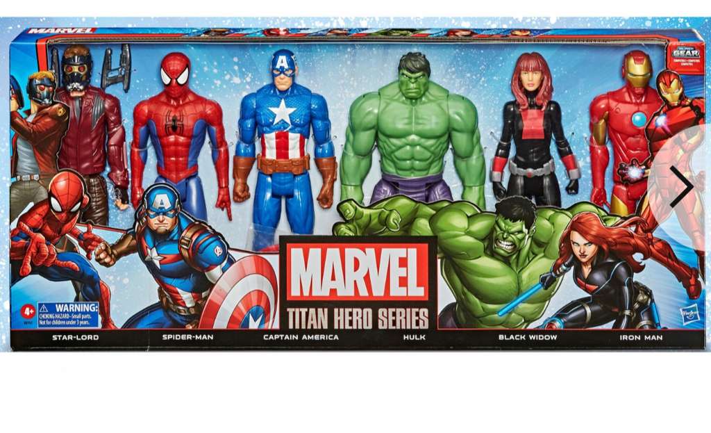 Marvel - Los Vengadores - Pack de figuras Titan Hero, Marvel