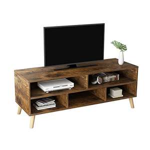 Mueble para TV con 5 espacios de almacenamiento (116,5 x 40 x 44,5 cm)