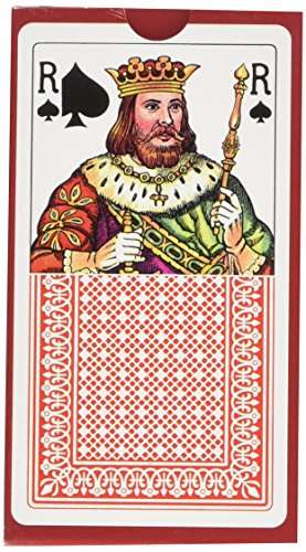 Fournier Tarot (78 Cartas) para Juego, Color Rosso (F28517)