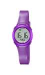 Calypso Reloj Digital Unisex con Pantalla Digital LCD y Correa de plástico púrpura K5677/2