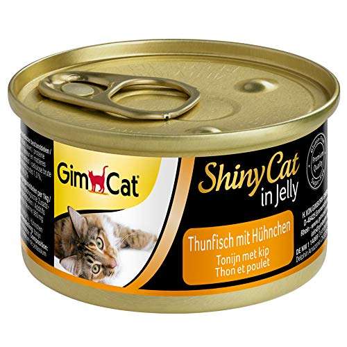 GimCat ShinyCat in Jelly, atún con pollo 48 latas