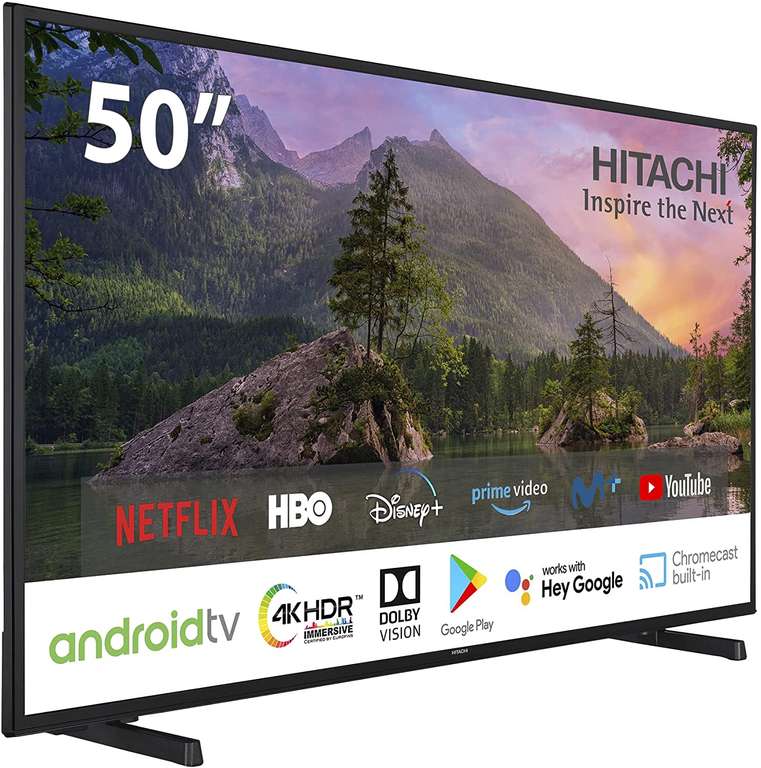 TV Hitachi 50" Android TV solo 269€