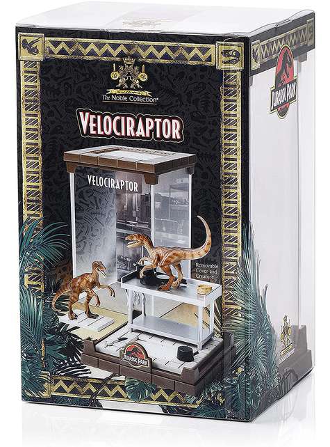 Figuras coleccionables Velociraptor, Dilophosaurus, Tiranosaurio Rex- Jurassic Park