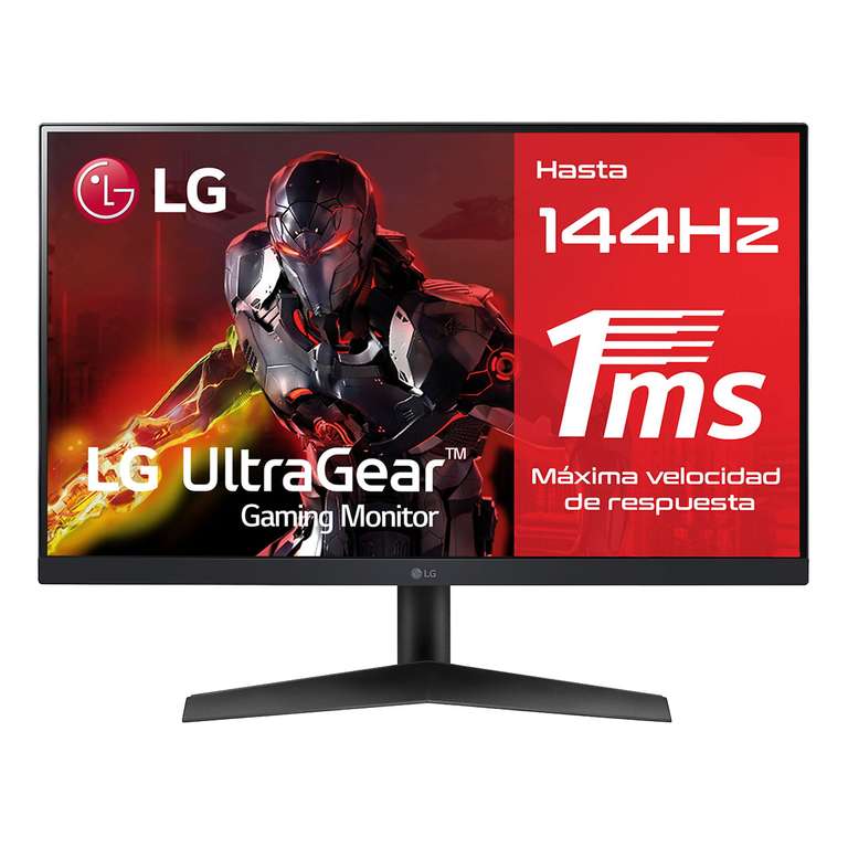 Monitor 24" LG Ultragear 144Hz 1ms solo 116€
