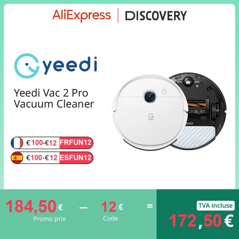 Yeed-Robot aspirador Vac 2 Pro (desde francia)