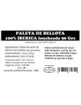 Paleta de Bellota 100% Ibérica 4,5-5 kg. D.O. Dehesa de Extremadura