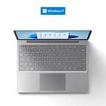 Microsoft Surface Laptop Go 2 - Ordenador portátil de 12.4" (Intel Core i5-1135G7 11º Gen, 8GB RAM, 256GB SSD, Windows 11) Platino