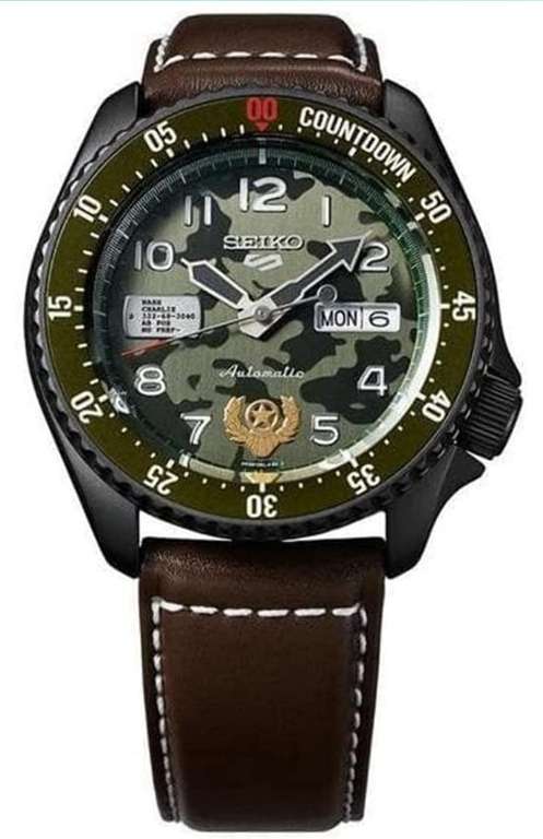Reloj Seiko 5 Sports X Street Fighter Guile Limited Edition (9999 pieces worldwide) SRPF21K1