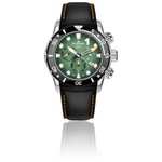 Reloj Cronógrafo Edox CO-1 (cuarzo) verde de 45mm