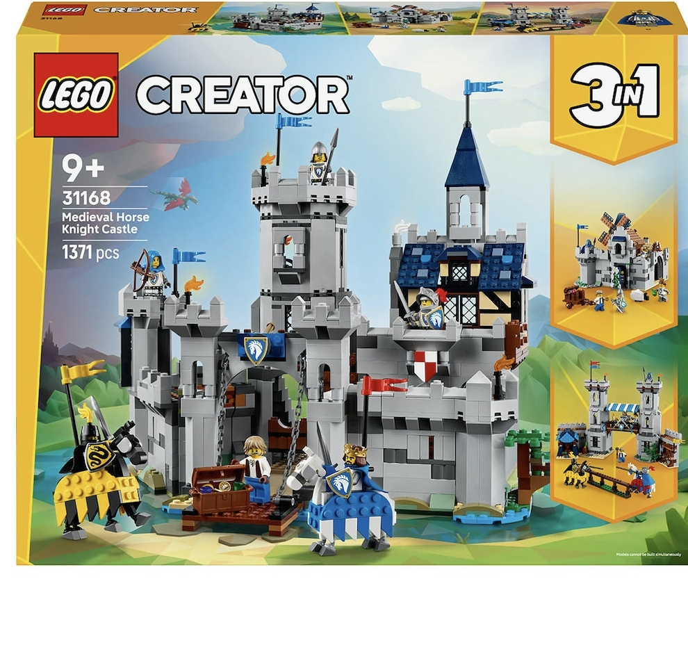 Juego de construcción Castillo Medieval de los Caballeros del Corcel LEGO Creator