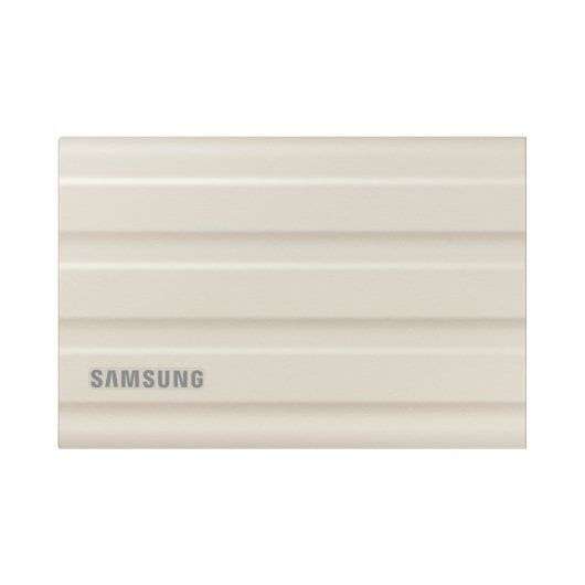 Samsung T7 Shield Disco Duro SSD 1TB, Velocidad de escritura: 1000 MB/s, USB-C, Beige