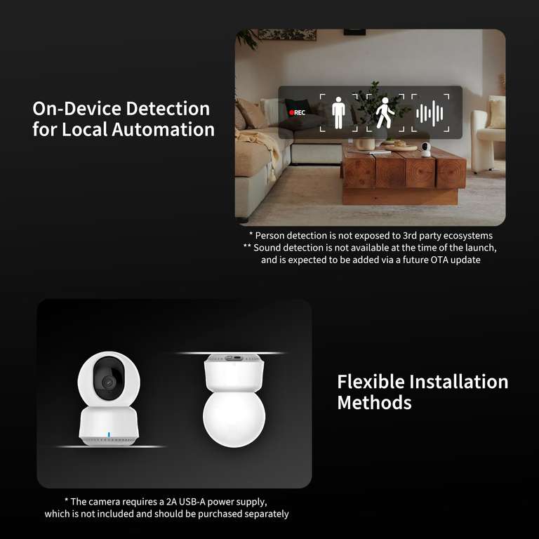 Aqara 2K Cámara inteligente Interior E1 - HomeKit Apple (PRIMER CHOLLO)