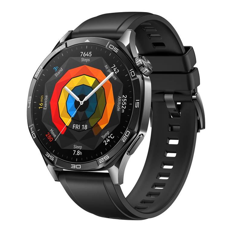 Smartwatch HUAWEI Watch GT 5 46mm (Running y Ciclismo, 14 Días Batería) – Negro – Reacondicionado COMO NUEVO