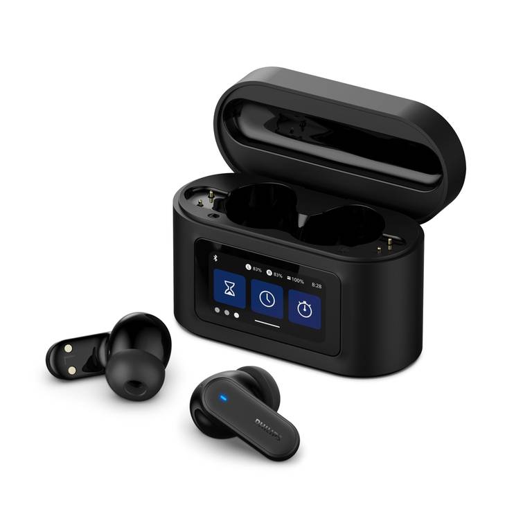PHILIPS Auriculares inalámbricos con cancelación de Ruido, 4 micrófonos, 28 Horas, Bluetooth 5.4