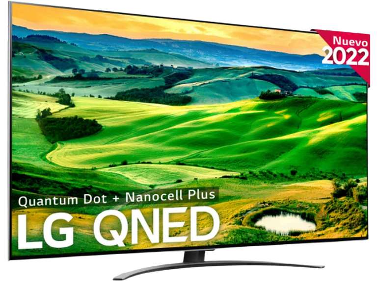 TV QNED 65" - LG 65QNED826QB, UHD 4K, Procesador Inteligente α7 Gen5 AI Processor 4K, Smart TV, DVB-T2 (H.265), Plata