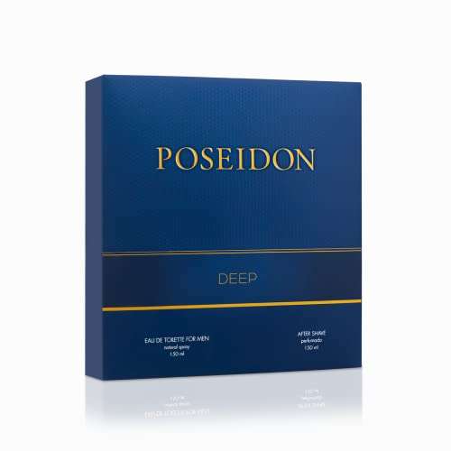 Instituto Español Pack Perfume Hombre - Poseidon Deep - Perfume y After Shave
