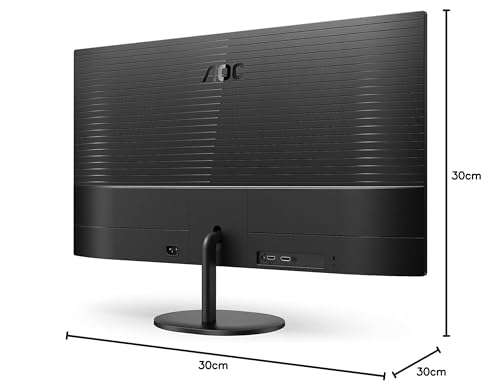 AOC Q32V4 - Monitor QHD de 32 Pulgadas, AdaptiveSync (2560 x 1440, 75 Hz, HDMI, DisplayPort), Color Negro