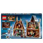 LEGO 76388 Harry Potter Visita a la Aldea de Hogsmeade, Las Tres Escobas, Juguete 20 Aniversario