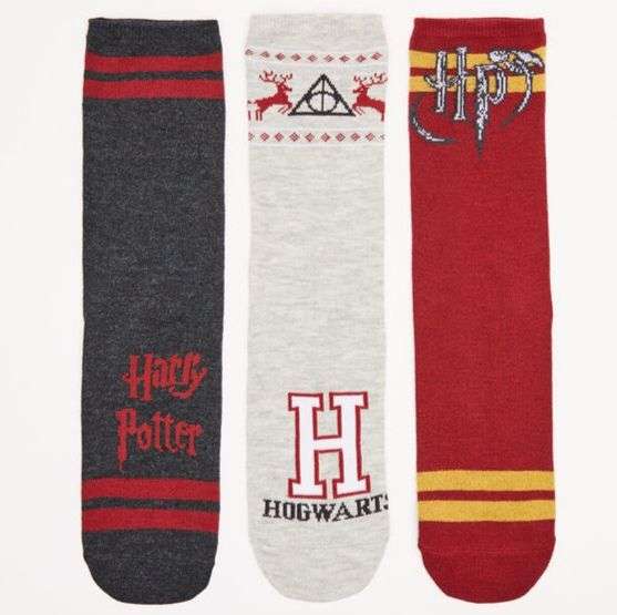 Pack 3 calcetines algodón Harry Potter 3.99€ (+ En Descripción)
