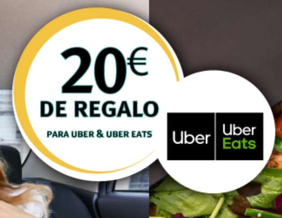 Uber Eats 20€ Gratis + 3 meses de envío Gratis + Cupón 50% + Cupón 5% [con tarjeta ISIC Estudiantes]