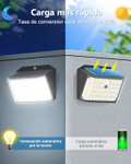 SIGRILL Luz Solar Exterior LED IP67 Pack de 4