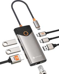NOVOO Hub USB C 7 en 1, Docking Station HDMI 4K@60