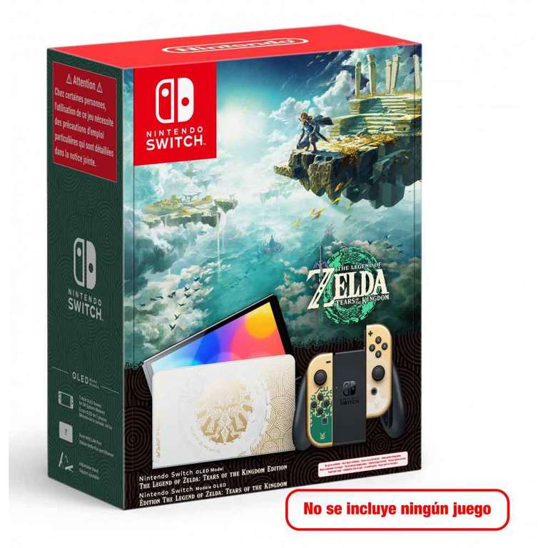 Nintendo switch oled limitada the legend of zelda tears of the kingdom