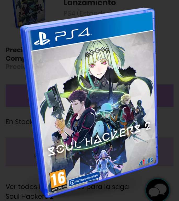 XBOX Series / PS5 / PS4 - Soul Hackers 2 - 34,95€