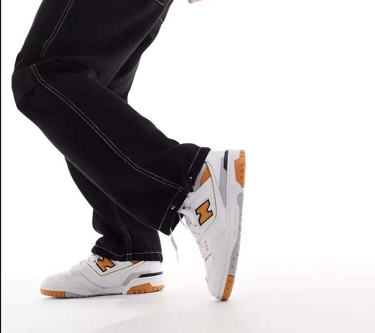 Zapatillas New Balance 650 Unisex (Blanco y negro Tallas 36 - 42, 46,6) (En Naranja todas las tallas - 59,50€)