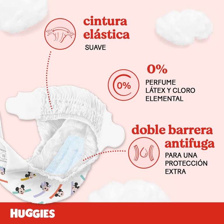 Pañales huggies talla 4, 150 unidades (0,21€/pañal)