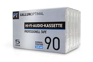 GALLUNOPTIMAL PT90 - Casetes de Audio (90 min) 5 unidades