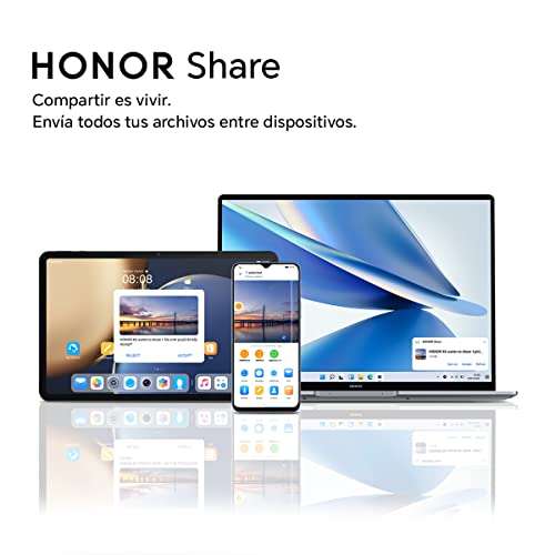 HONOR X6 4+64GB, Memoria Externa 1TB, Cámara 50MP, Procesador Helio G25 de 8 Núcleos, Batería 5000 mAh, Pantalla 6,5", Dual SIM, Android 12