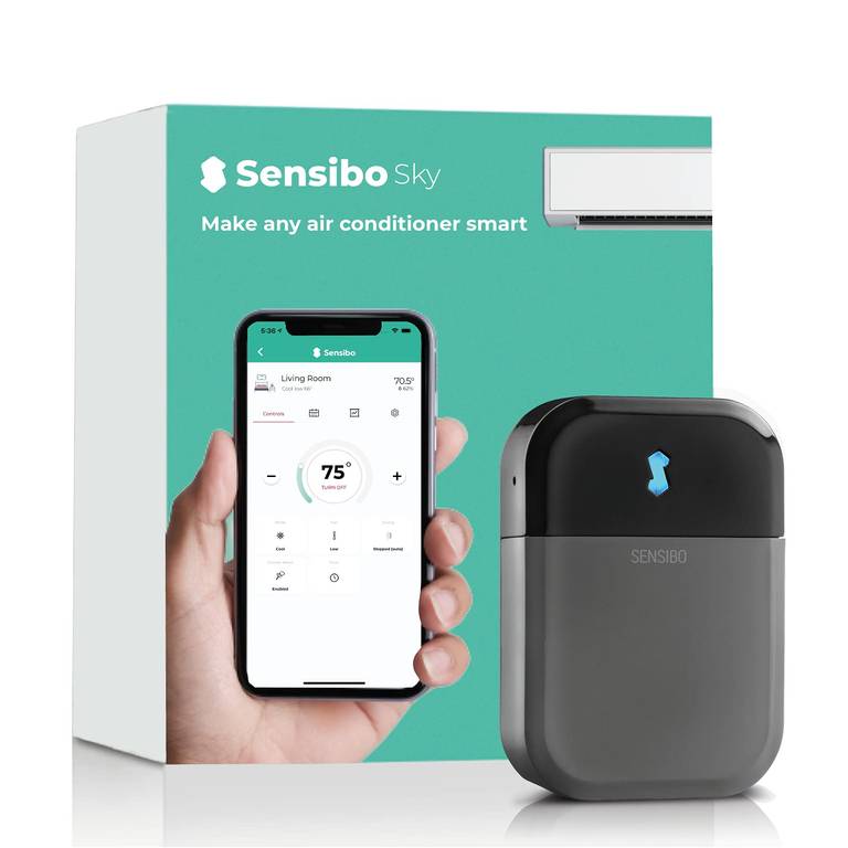 Sensibo Sky – Controlador WiFi Inteligente de Aire Acondicionado. Compatible con Google, Alexa, Siri.