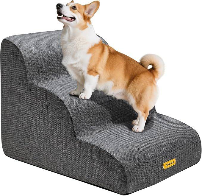 【Rampa tipo escalera ideal para perros pequeños, mayores o con movilidad reducida】