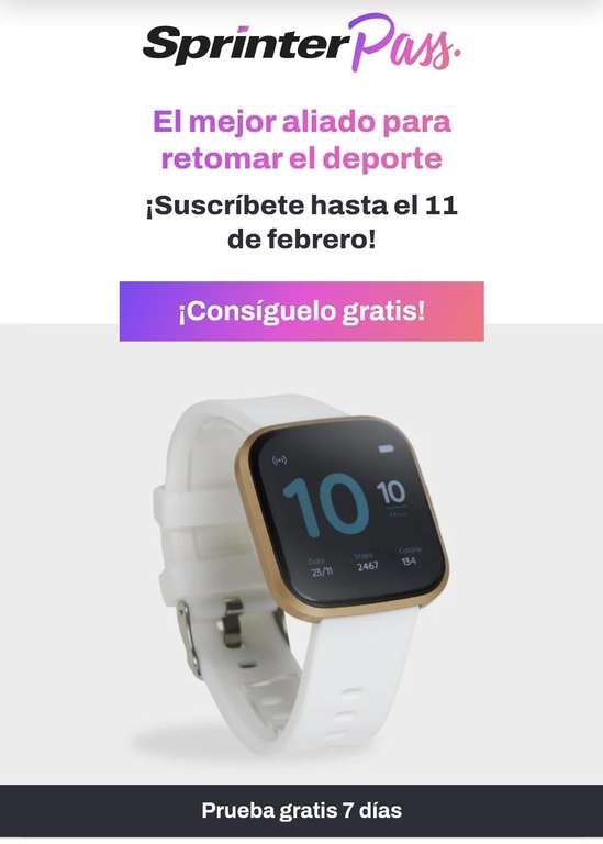 Relojes inteligentes best sale mujer sprinter